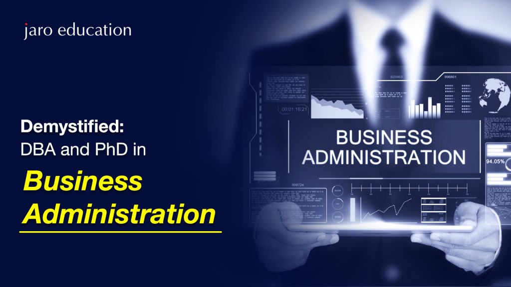 difference between dba and phd in business administration