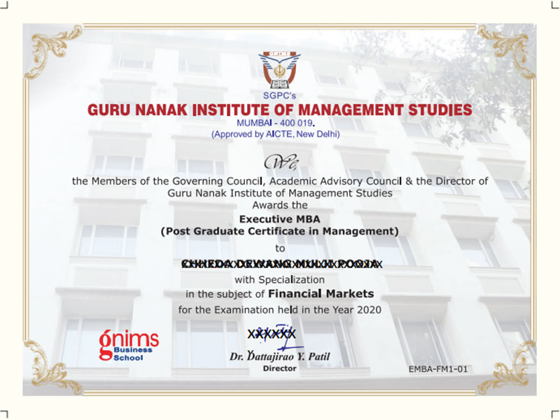 GNIMS-specimen-certificate
