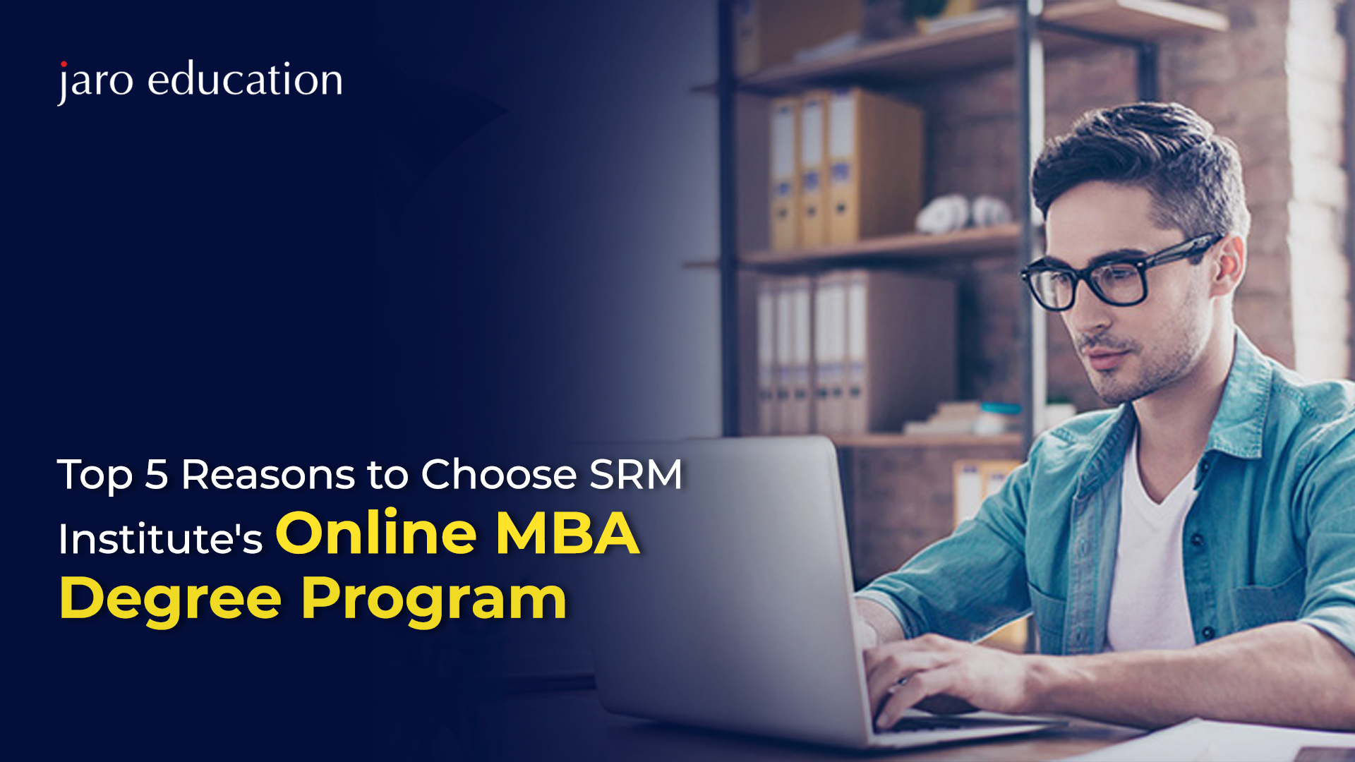 Online MBA Degree Program Banner Jaro