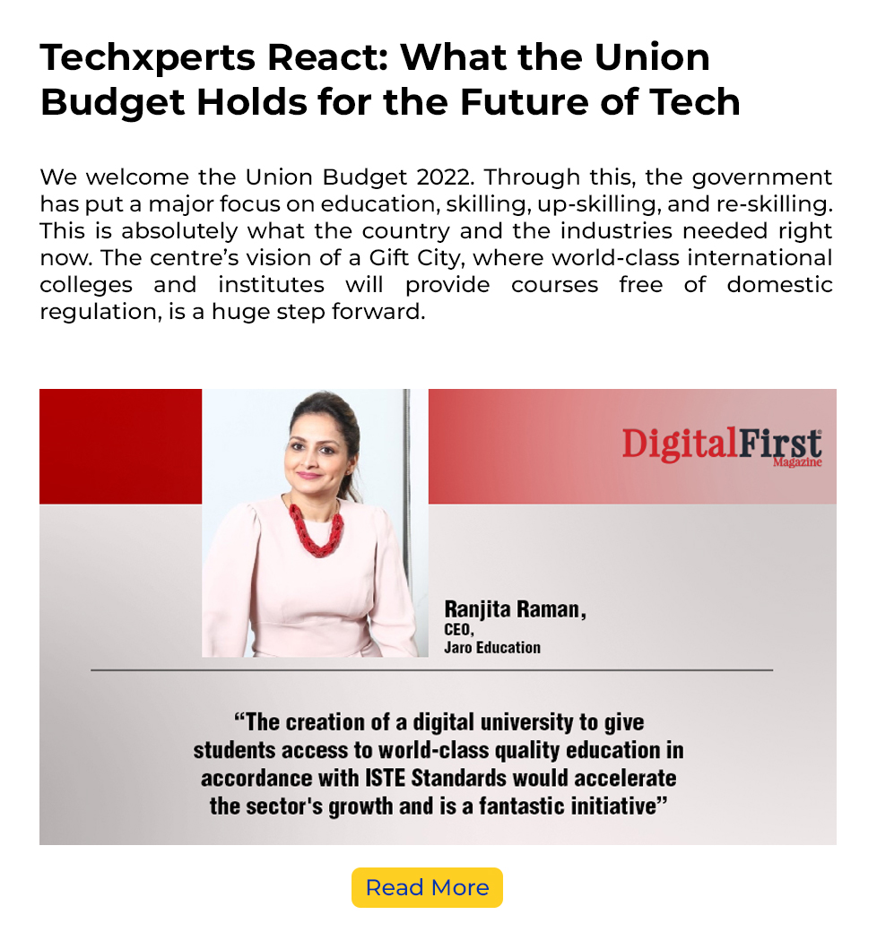 Techxperts React: What the Union Budget Holds for the Future of Tech