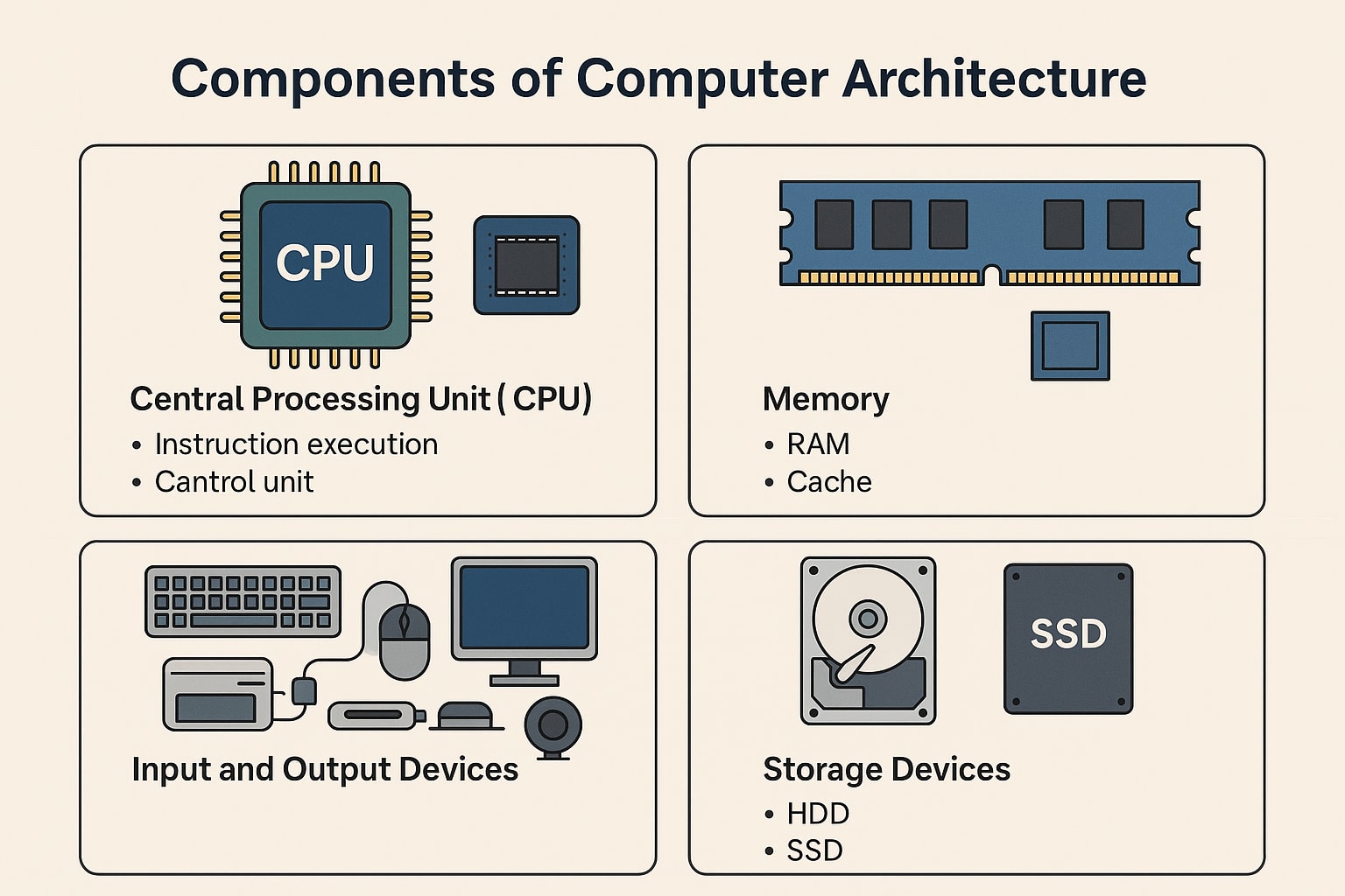 Components of Computer Architecture