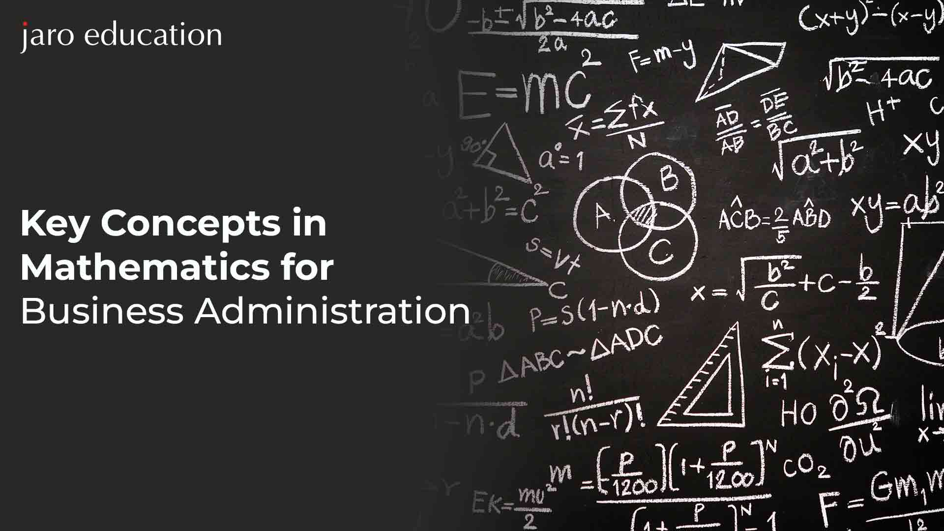 Mathematics Concepts for Business Administration