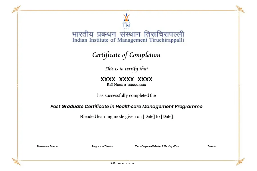 IIMT HCM Certificate