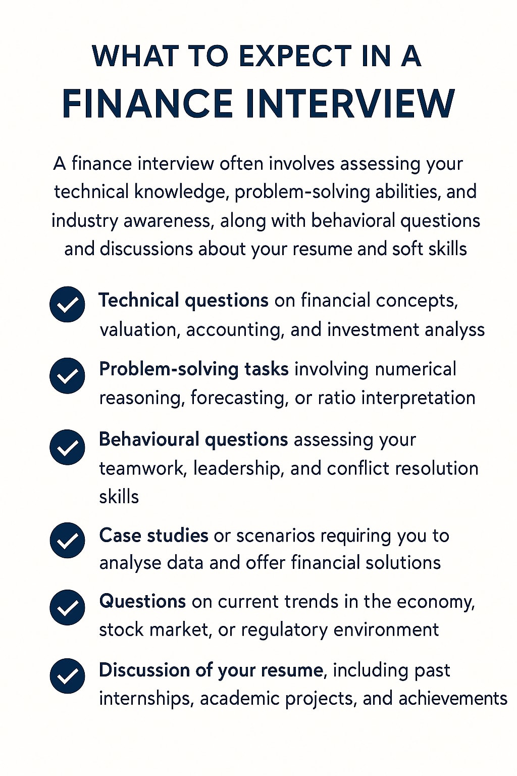 What to Expect in a Finance Interview?
