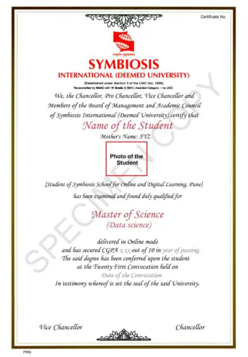 SSODL Certificate of BSC Economics-Honours