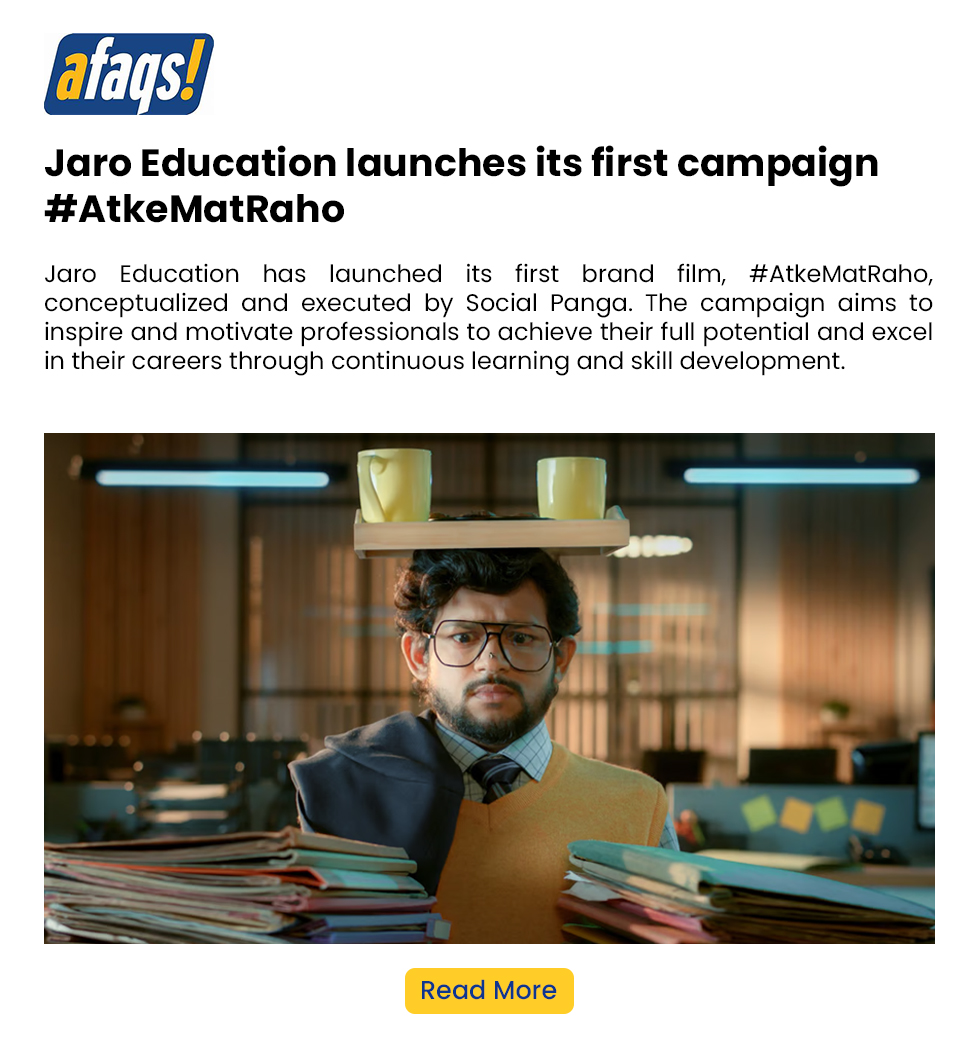 Jaro Education launches its first campaign #AtkeMatRaho1 (1)