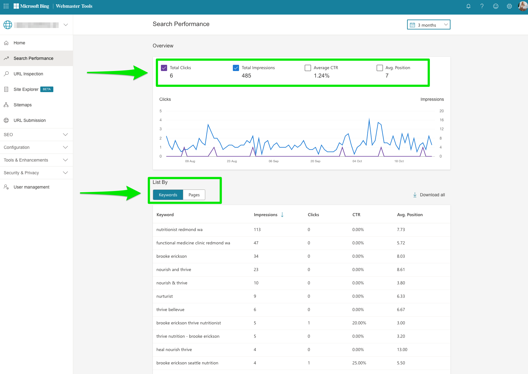 Bing Webmaster Tools