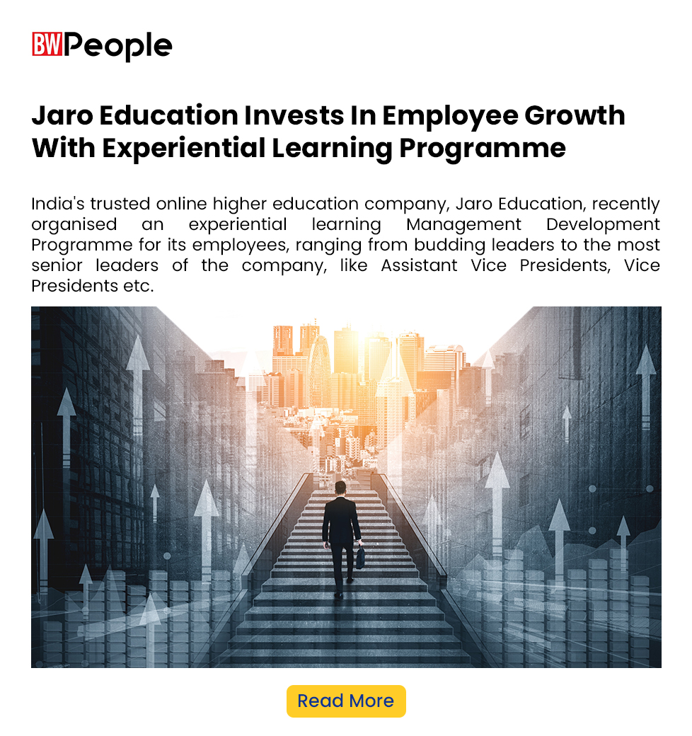 Jaro education invests in employee growth with experiential learning programme