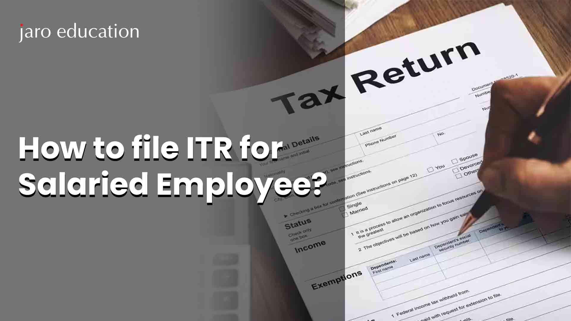 How-to-file-ITR-for-Salaried-Employee