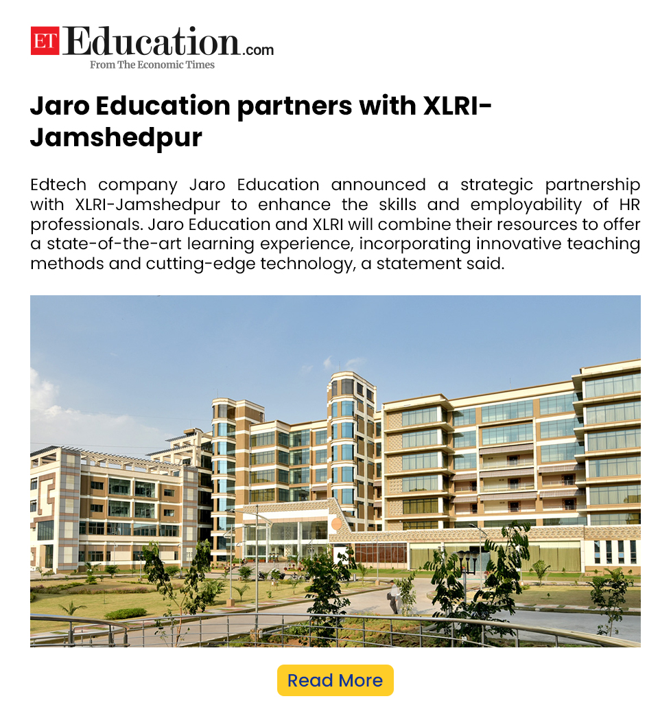 Jaro Education partners with XLRI-Jamshedpur
