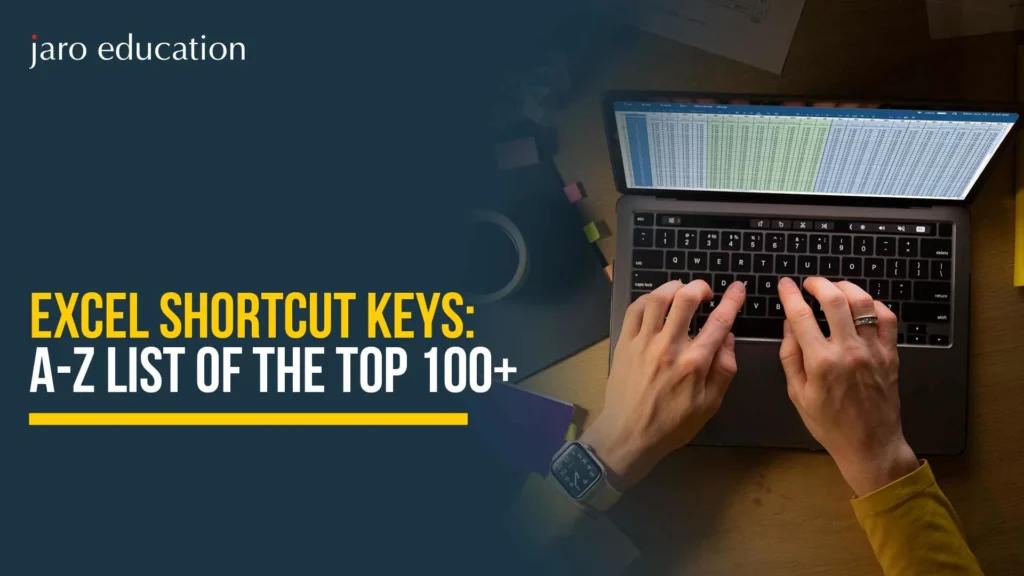 Excel Shortcut Keys: A-Z List of the Top 100+