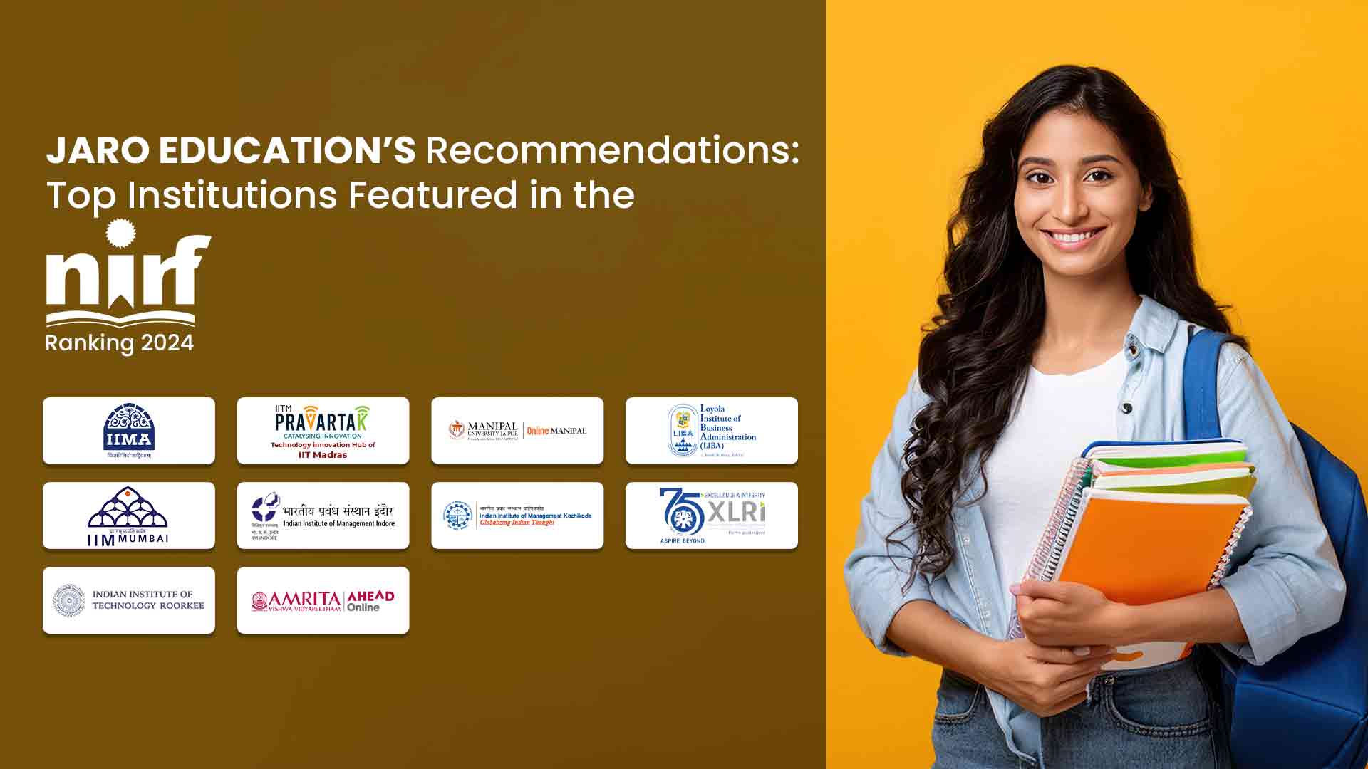 Jaro Education’s Recommendations: Top Institutions Features in the NIRF Ranking 2024