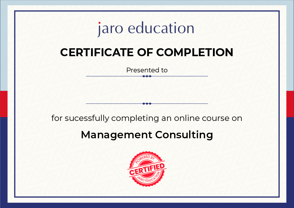 Management Consulting Certificate