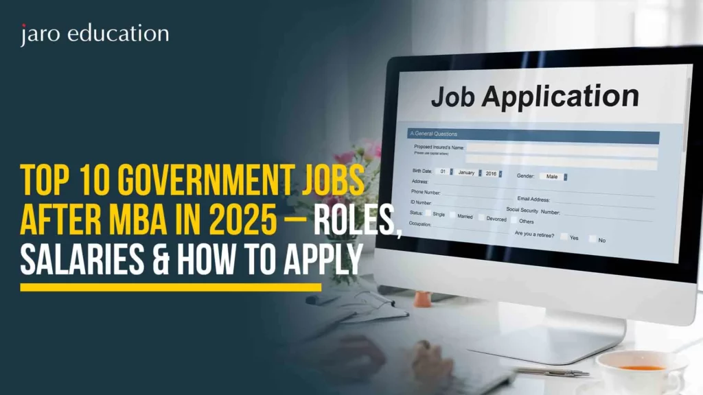 Top 10 Government Jobs After MBA in 2025 – Roles, Salaries & How to Apply
