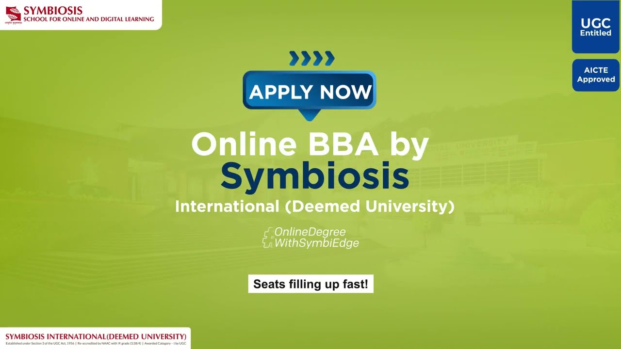 Symbiosis Online BBA: Apply Now