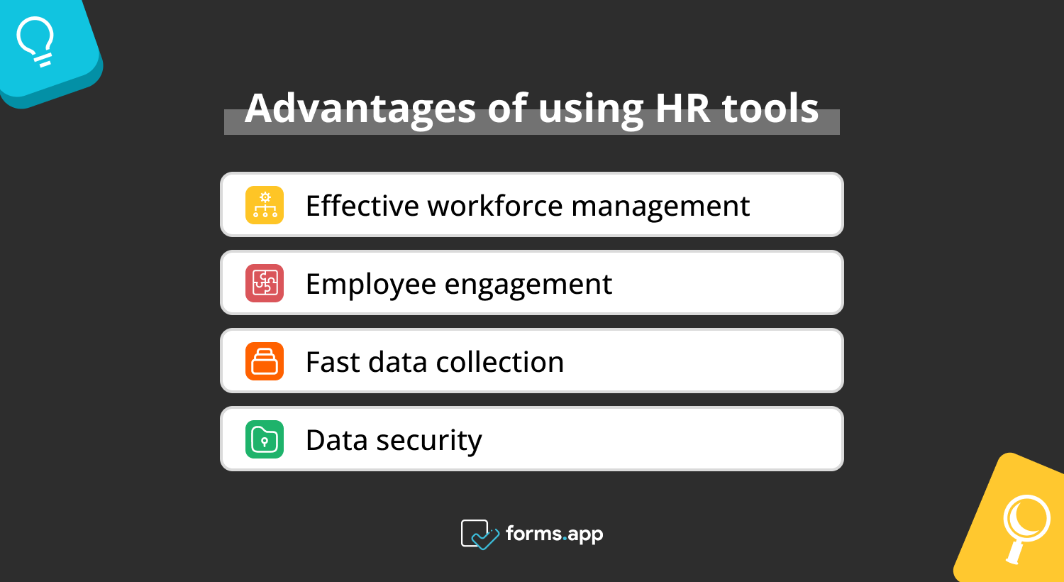 Advantages of Using HR Tools