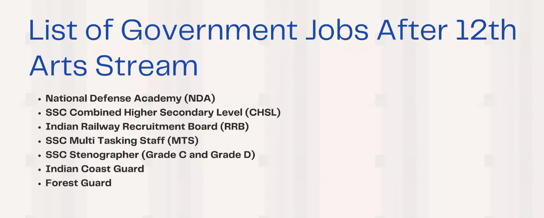 Art Stream Jobs In the Government Sector