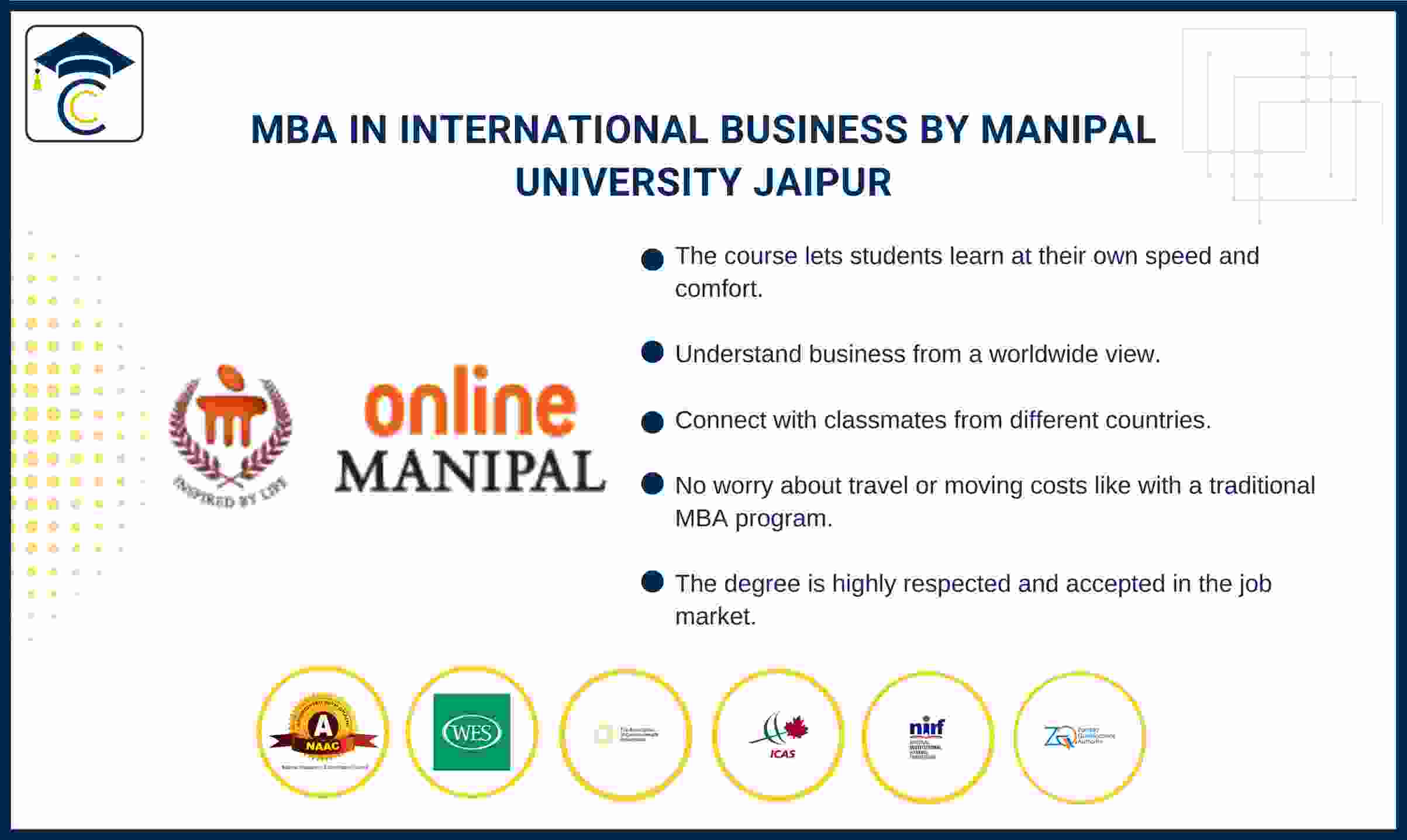 MUJ’s Online MBA International Business