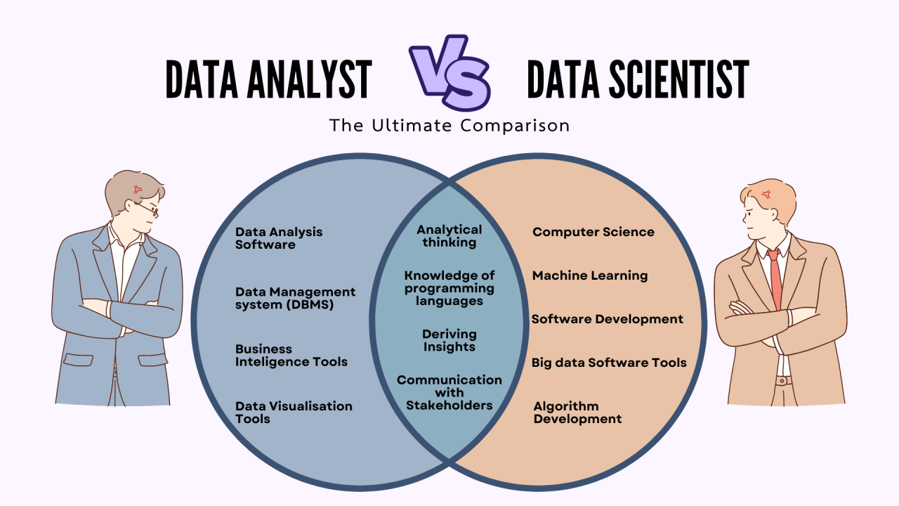 The Difference Between a Data Analyst and a Data Scientist