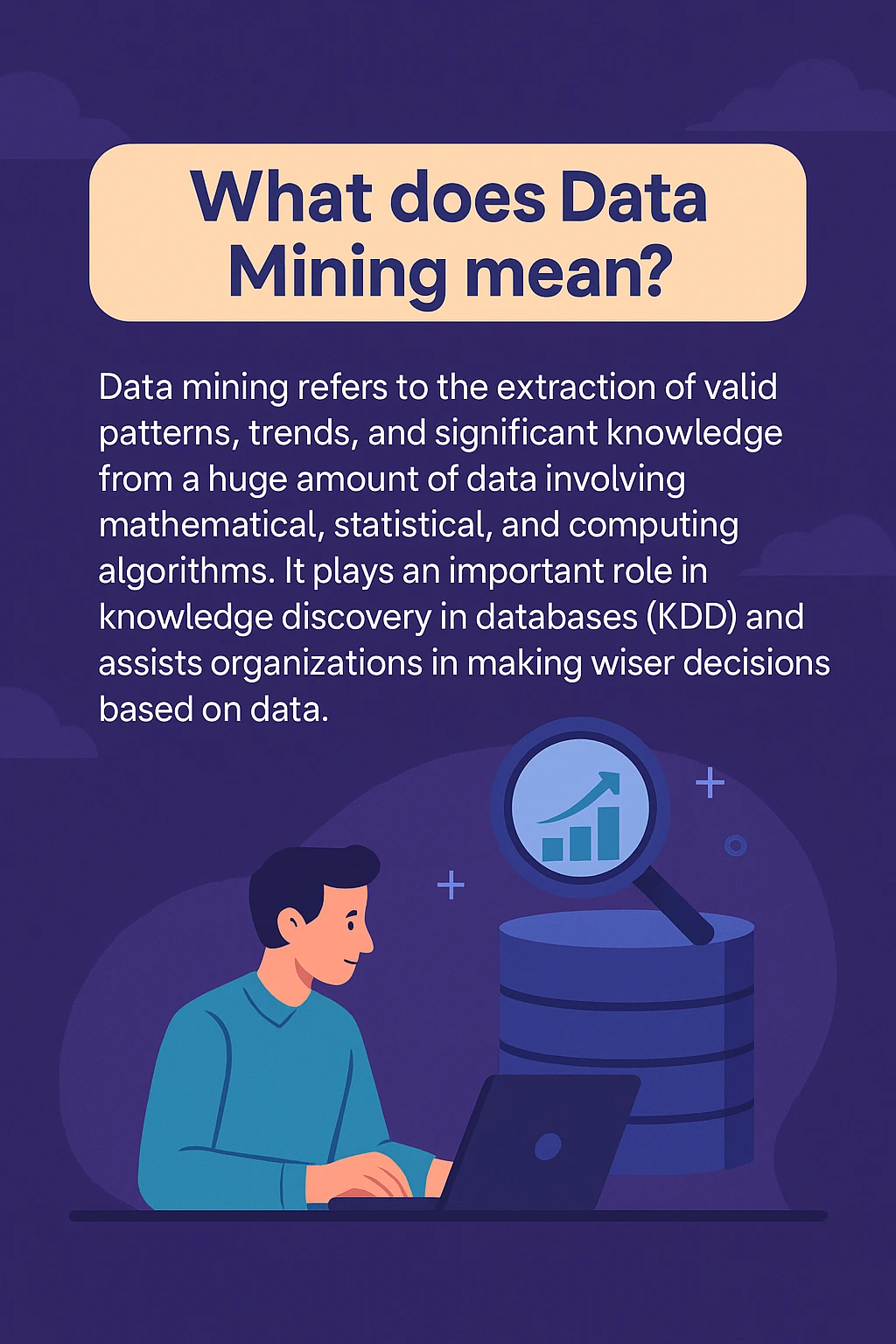 What does Data Mining mean?