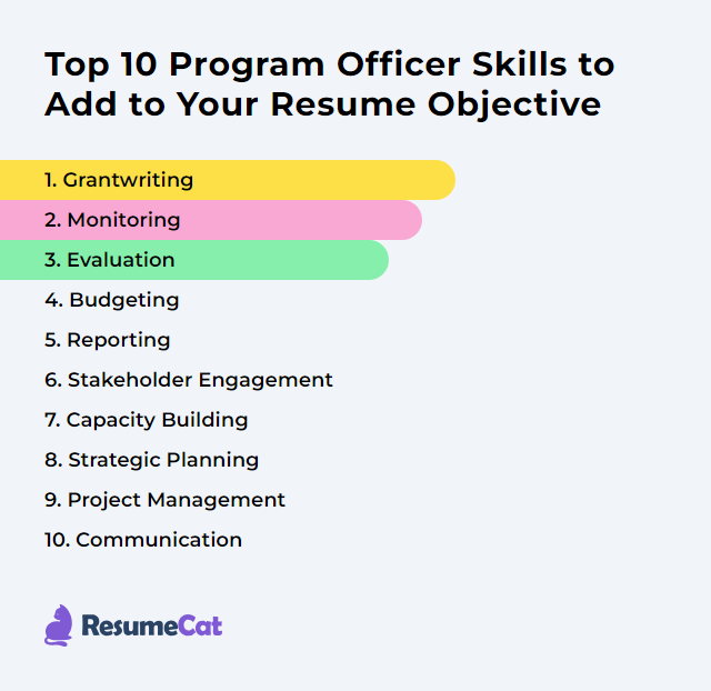 Top 10 Program Officer Skills