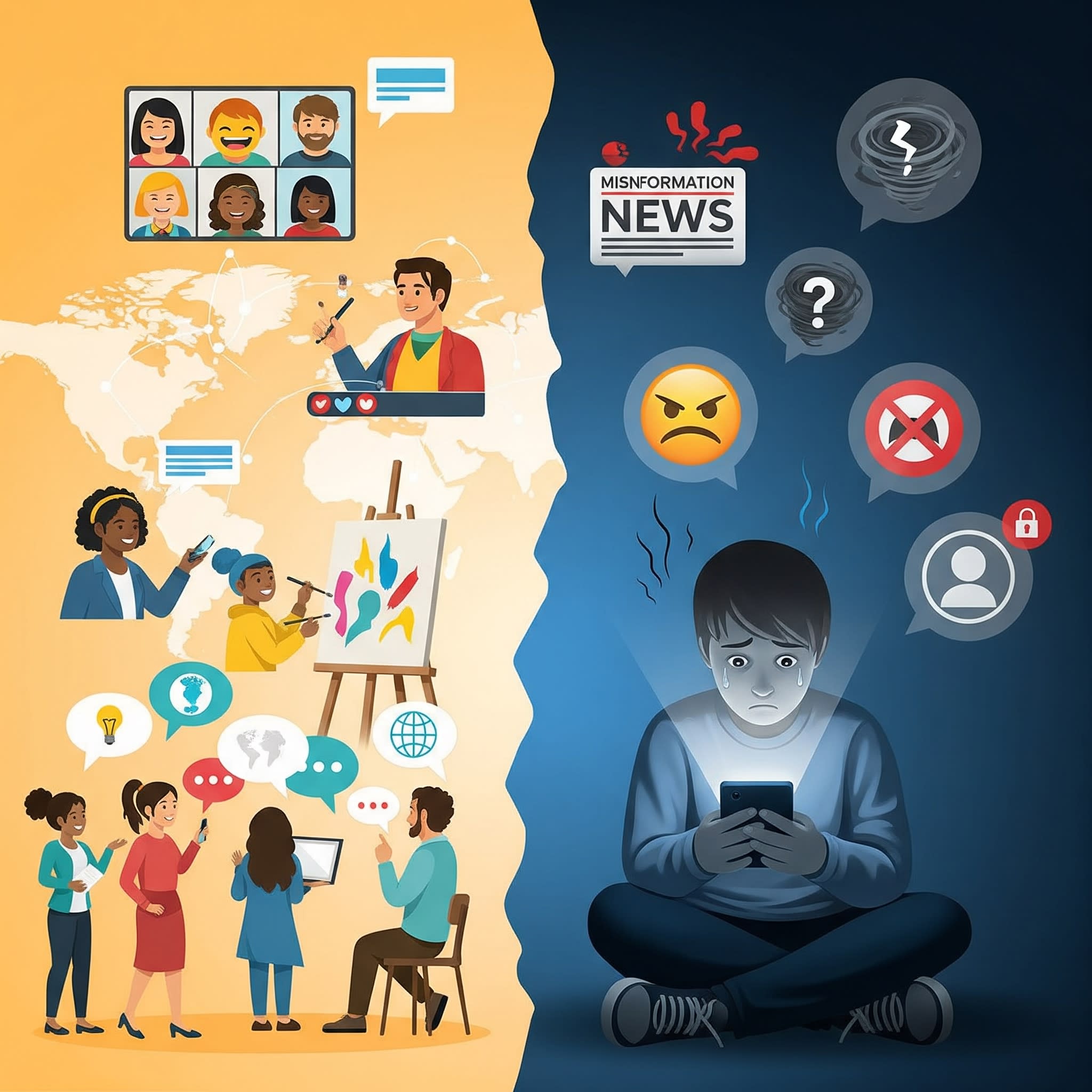 Advantages and Disadvantages of Social Media