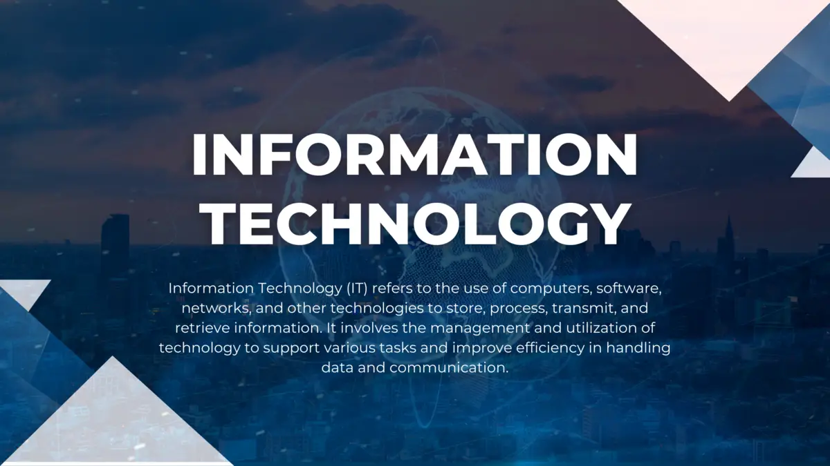 What is Information Technology