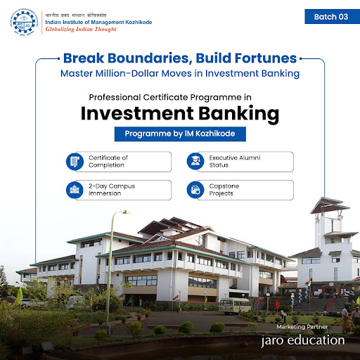 Investment Banking Course Detail at IIM Kozhikode