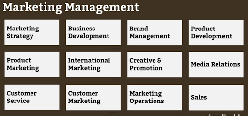 Types of marketing manager