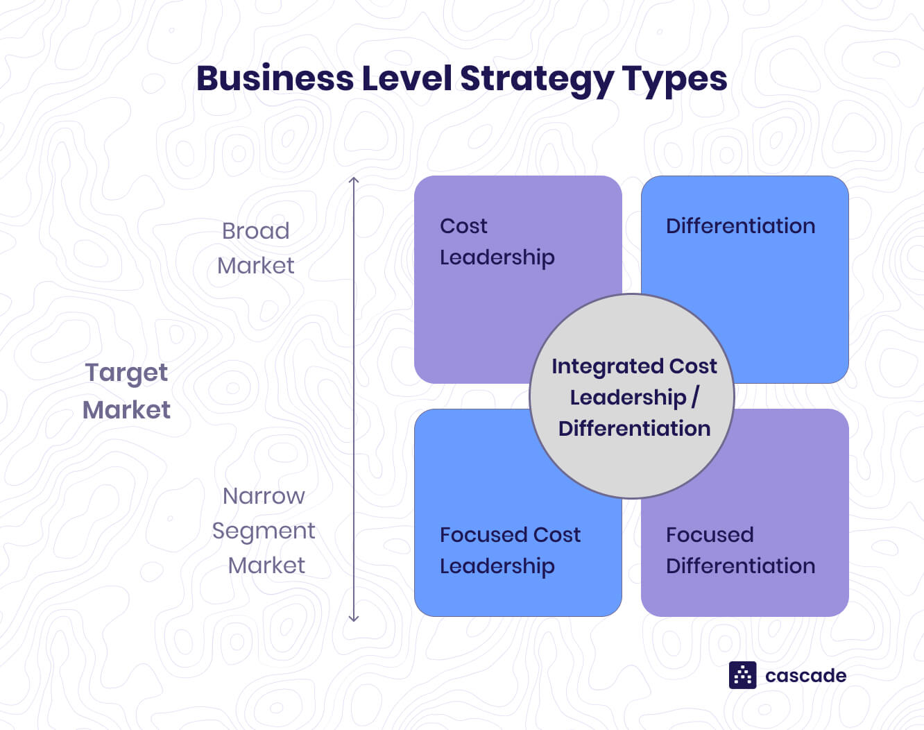 Business Level Strategy Types Diagram