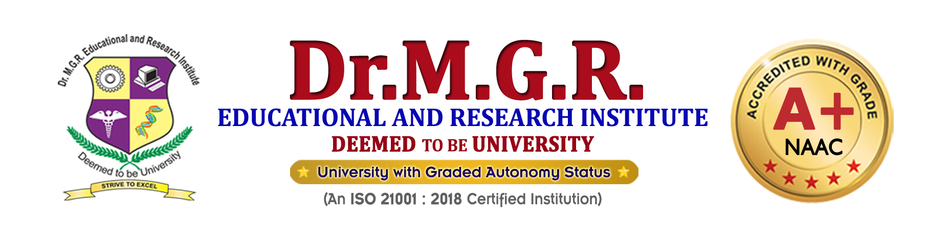 MGR University Logo