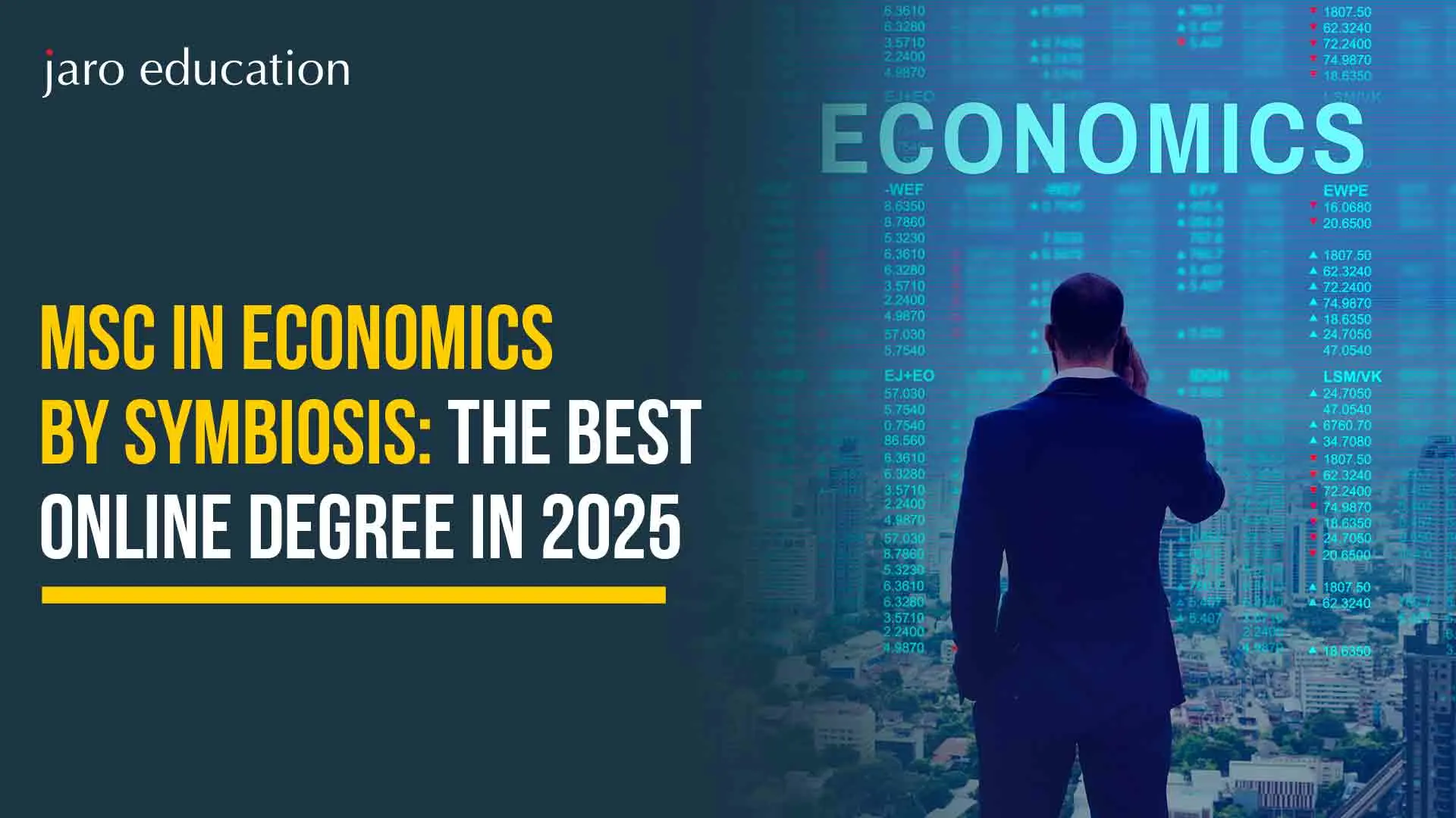 MSc in Economics by Symbiosis: The Best Online Degree in 2025
