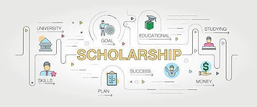 Scholarship banner and icons