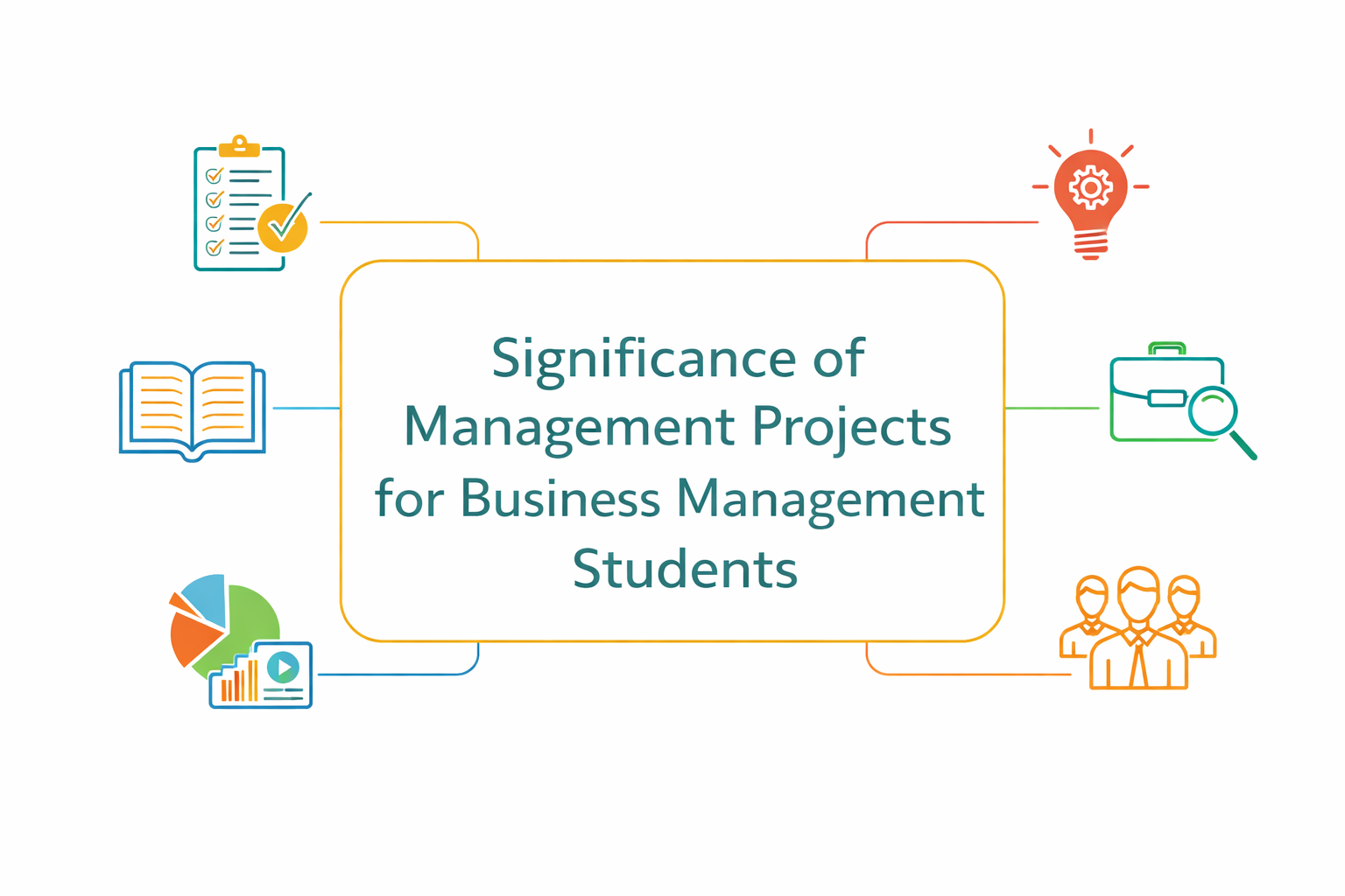 Business management project significance illustration