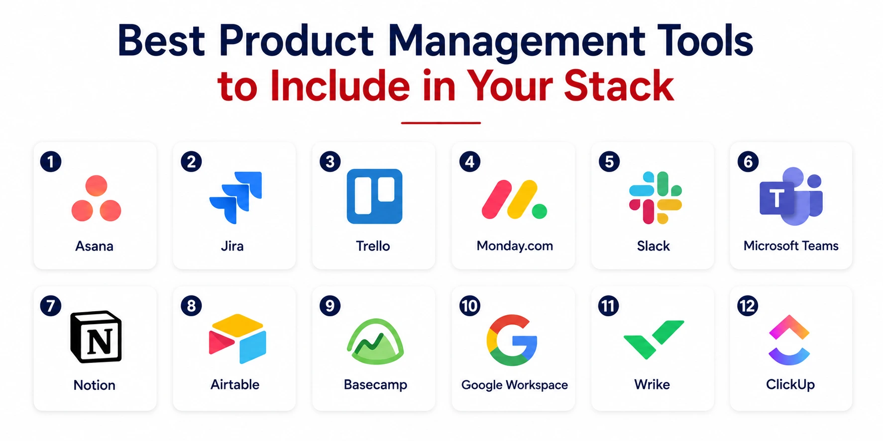 Best Product Management Tools to Include in Your Stack