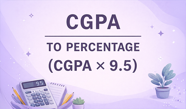 CGPA to Percentage