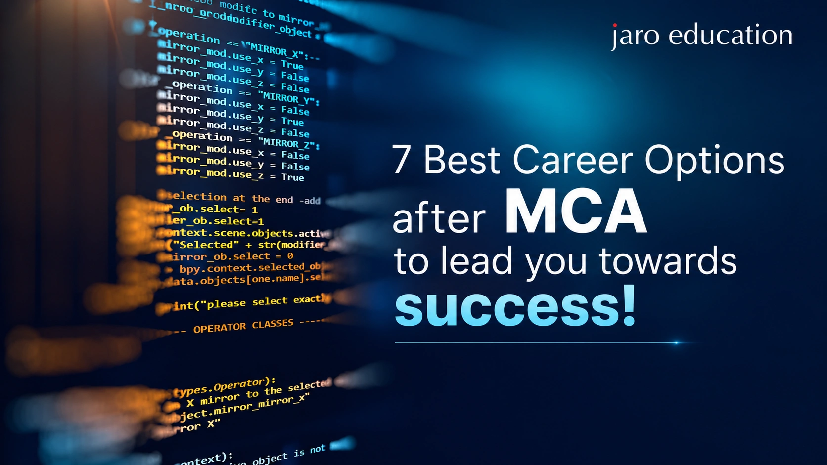 Completing MCA