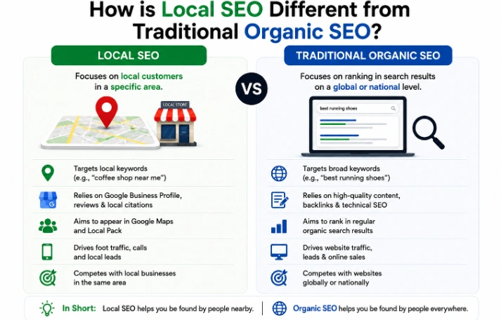 Local SEO vs Traditional SEO