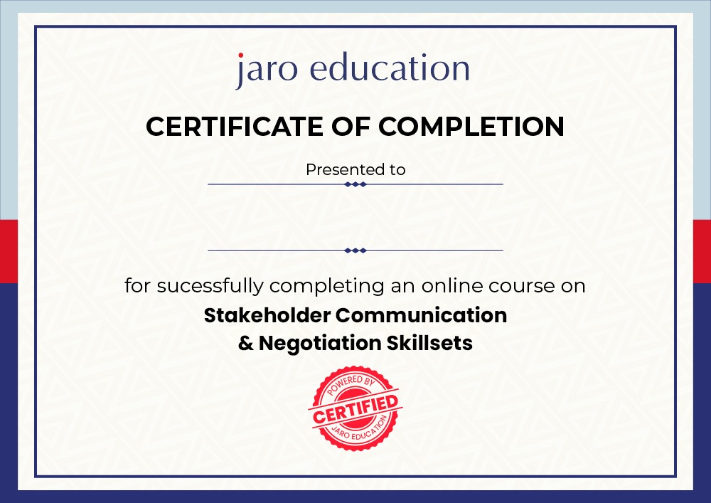 Earn Certificate