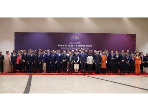 PM Modi and world leaders – MANAV AI Vision – India AI Impact Summit 2026