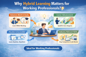 Why Hybrid Learning Matters for Working Professionals