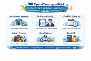 Tips for Choosing the right Executive Finance Course in India