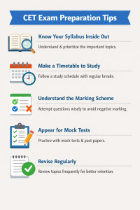 CET Exam Preparation Tips