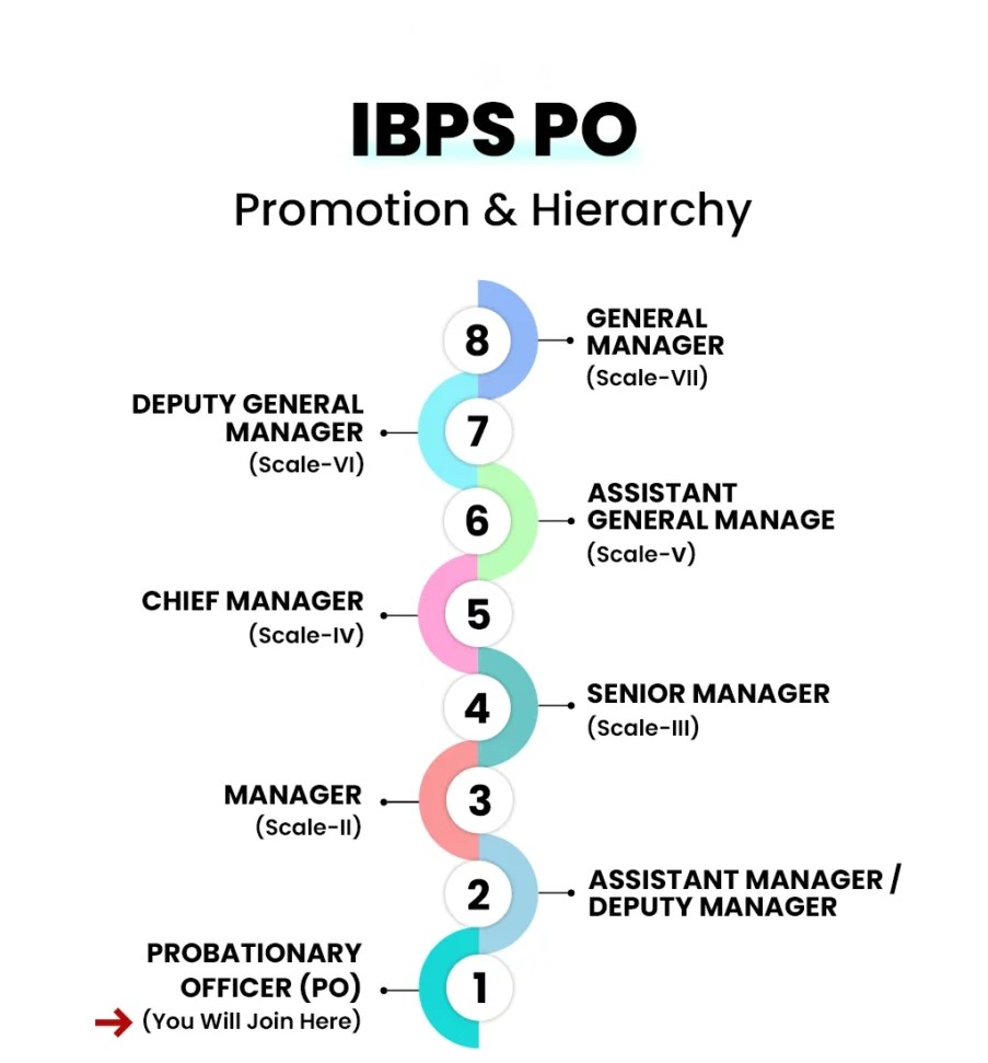 IBPS PO Hierarchy