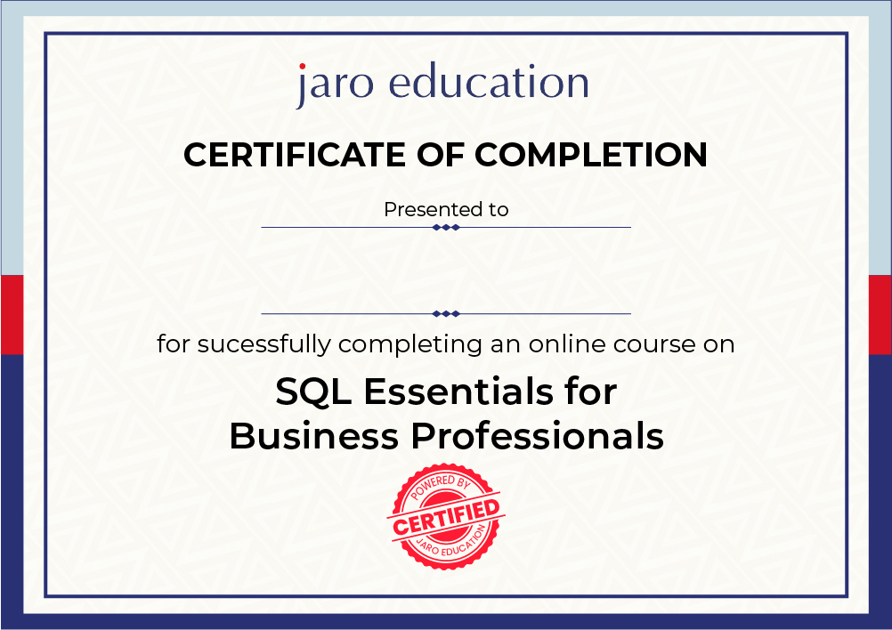 Earn Certificate