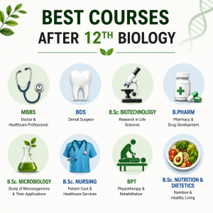 Best courses after 12th biology