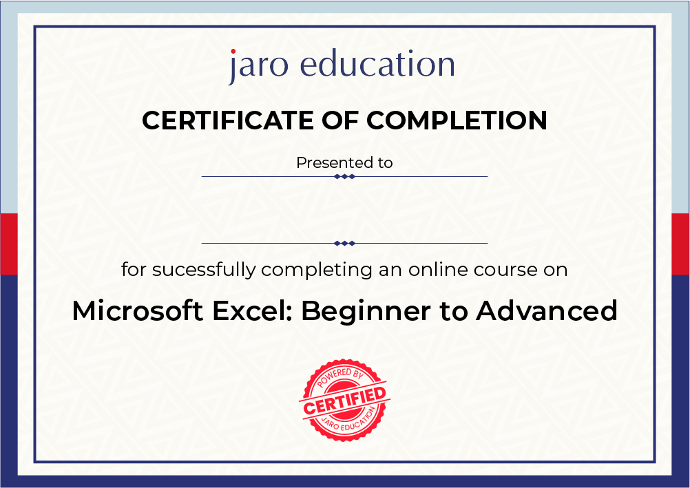 Earn Certificate
