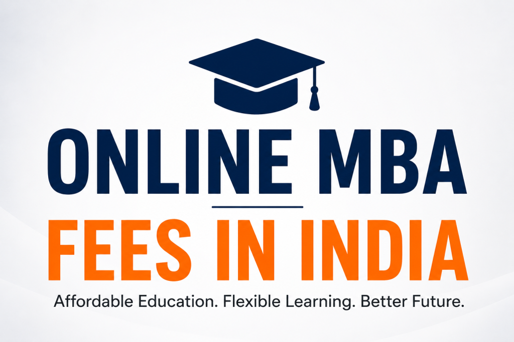 Online MBA fees in India 