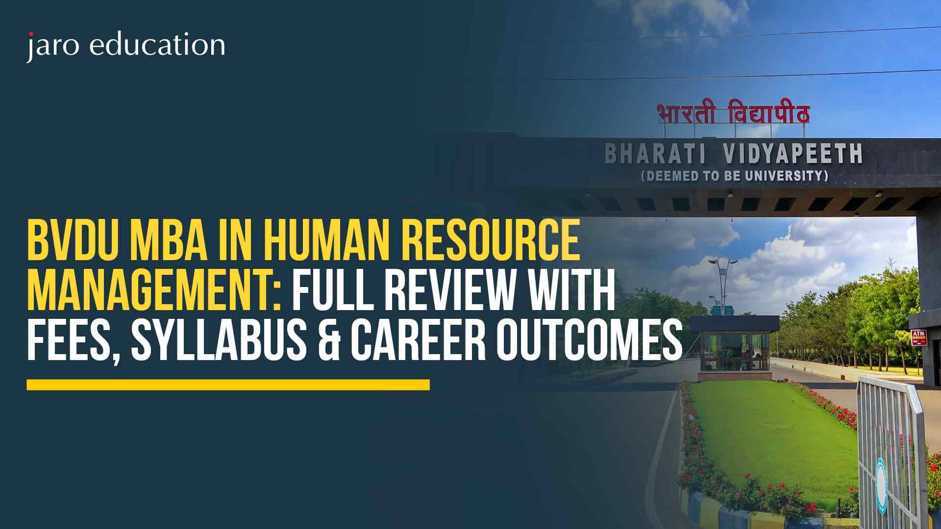 BVDU MBA HR 2026