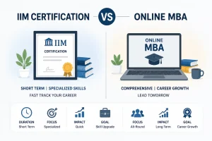  IIM Certification vs Online MBA 